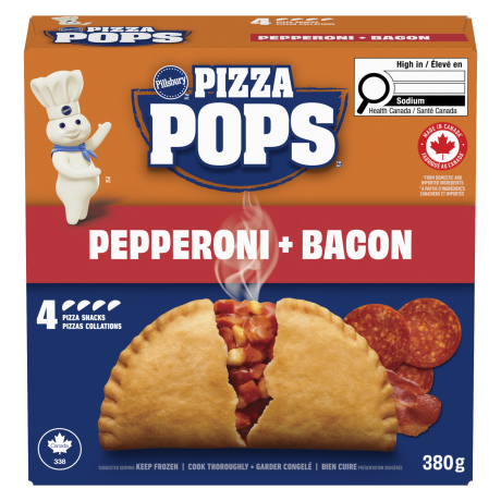 Pepperoni and Bacon Pizza Snack | Pizza Pops